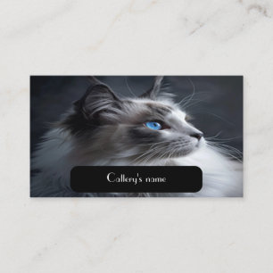 Visita Tarjeta De Negocio Para Catterias Ragdoll Cat