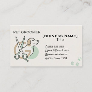 Visita Tarjeta de Negocio Personalizada para Peluquero de