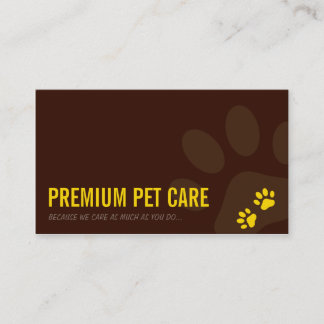 Visita TARJETA DE NEGOCIO PROFESIONAL cuidado de mascotas