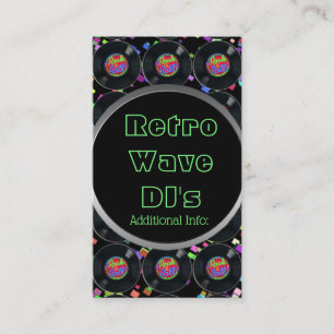Visita Tarjeta De Negocio Rock And Roll Vinyl 2