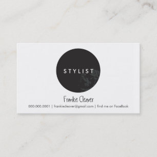 Visita TARJETA DE NEGOCIO SIMPLE :: negrita spot negro
