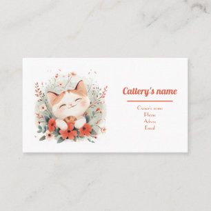 Visita Tarjeta De Negocio Simple Para La Caterry