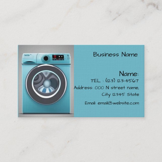 VISITA TARJETA DE NEGOCIO SIMPLE PERSONALIZADA (Anverso)