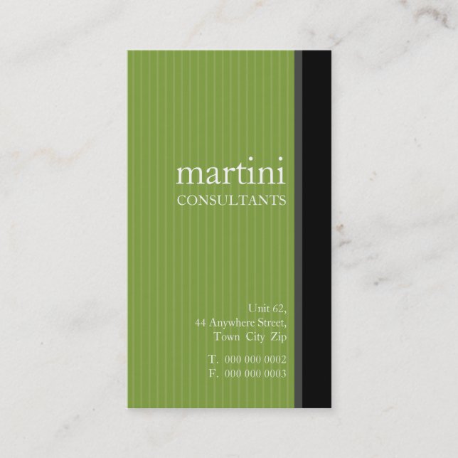 Visita TARJETA DE NEGOCIO :: simplemente elegante 3 (Anverso)