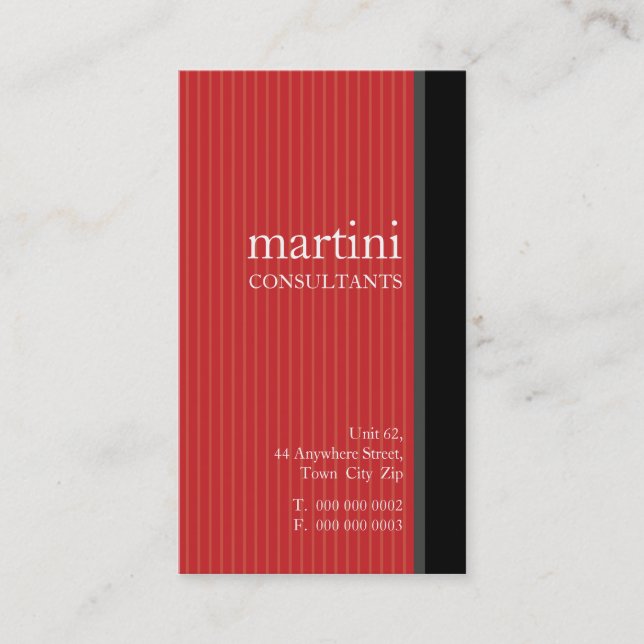 Visita TARJETA DE NEGOCIO :: simplemente elegante 6 (Anverso)