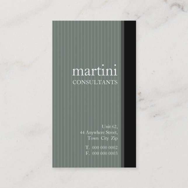 Visita TARJETA DE NEGOCIO :: simplemente elegante 8 (Anverso)