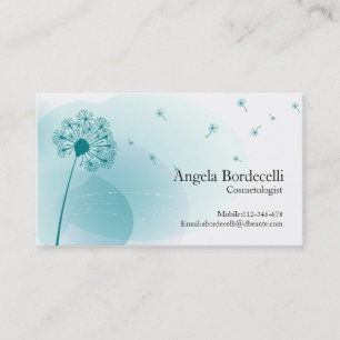 Visita Tarjeta de negocios Cosmetóloga Gentle Dandelion