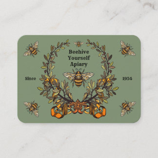 Visita Tarjeta de negocios de abejas victorianas