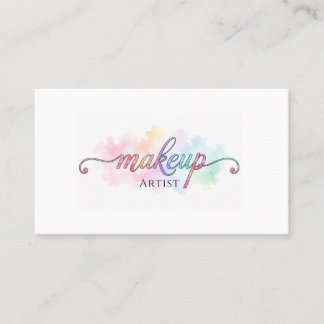 Visita Tarjeta de Negocios de Acuarela Pastel Natural con