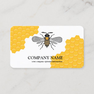Visita Tarjeta de Negocios de Apicultor de Abejas de Colm