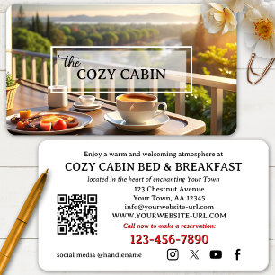Visita Tarjeta de Negocios de Bed and Breakfast con Foto