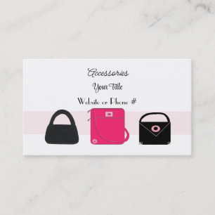 Visita Tarjeta de negocios de bolso de diseñador de acces