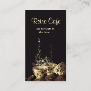 Visita tarjeta de negocios de café
