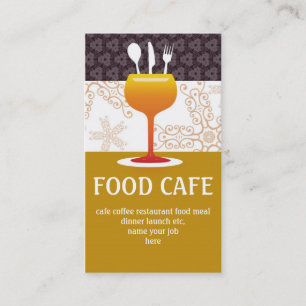 Visita tarjeta de negocios de café