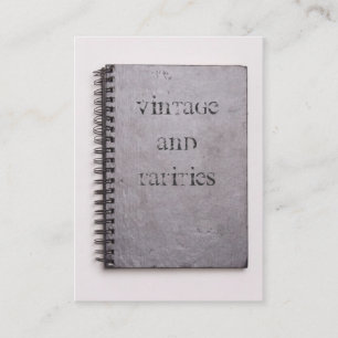 Visita Tarjeta de negocios de cosecha y rarezas