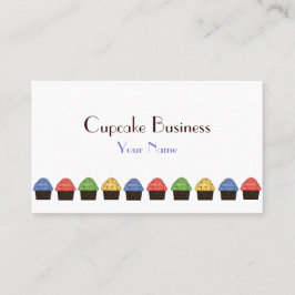 Visita Tarjeta de negocios de cupete azul verde amarillo 