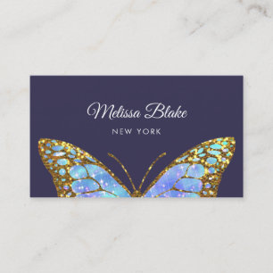 Visita tarjeta de negocios de diseño de mariposa grande