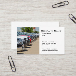 Visita Tarjeta de negocios de distribuidor de coches