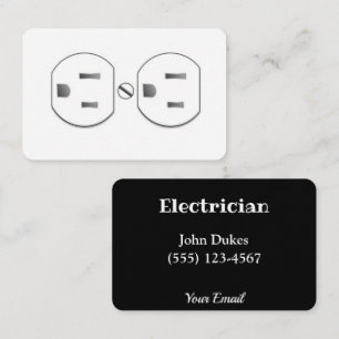 Visita Tarjeta de negocios de enchufe de electricista