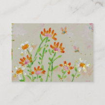 tarjeta de negocios de fleur