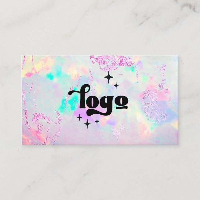 Visita tarjeta de negocios de fondo de piedra mineral min (Anverso)