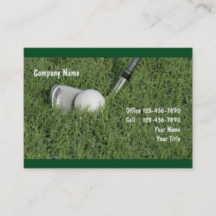 Visita Tarjeta de negocios de golf