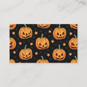 Visita tarjeta de negocios de halloween