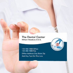 Visita Tarjeta de Negocios de Implantes Dentales y Dentad