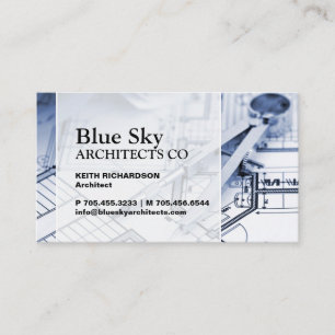 VISITA TARJETA DE NEGOCIOS DE LA EMPRESA ARQUITECTA