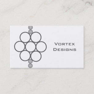 Visita Tarjeta de negocios de los círculos de mod minimal
