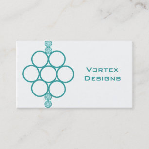 Visita Tarjeta de negocios de los círculos de mod minimal