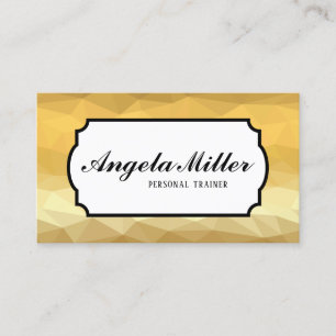 Visita Tarjeta de negocios de lujo elegante y de oro metá