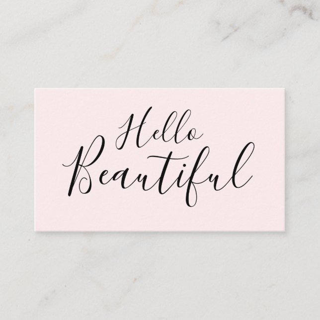 Visita Tarjeta de negocios de moda para artistas de maqui (Anverso)