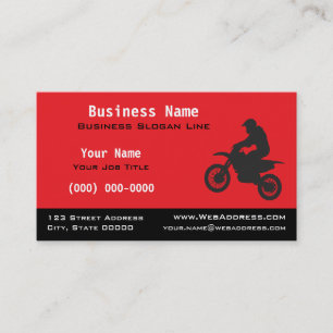 Visita Tarjeta de Negocios de Motocross de Bicicleta de T