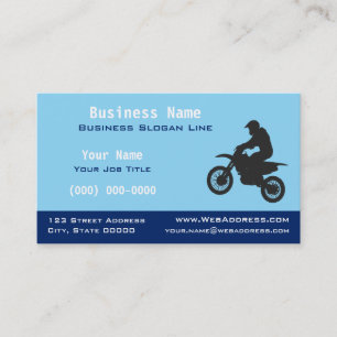 Visita Tarjeta de negocios de motocross de bicicleta de t