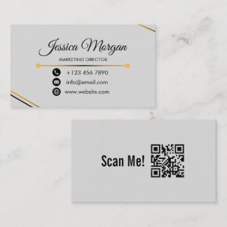 Visita Tarjeta de Negocios de Oro Minimalista Elegante Mo