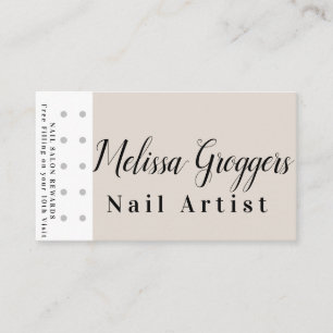 Visita Tarjeta de negocios de recompensa para artista de
