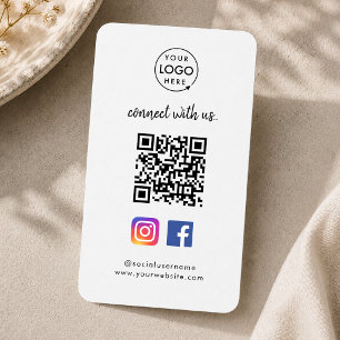 Visita Tarjeta de negocios de redes sociales Instagram