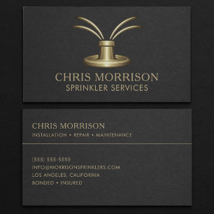 Visita Tarjeta de Negocios de Sistemas de Riego