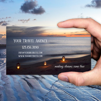 Visita Tarjeta de negocios de Sunset Beach Travel