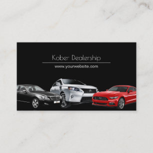 Visita Tarjeta de Negocios de Venta de Autos de Concesion