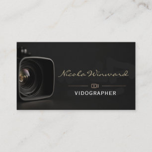 Visita Tarjeta de negocios de videógrafo