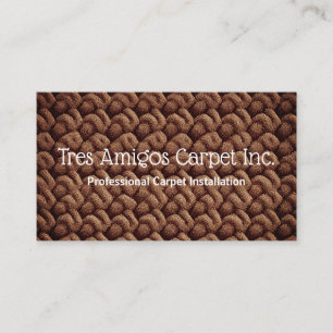 Visita Tarjeta de negocios del instalador de alfombras