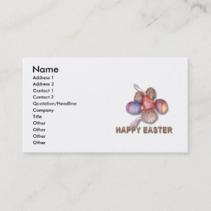 Visita Tarjeta de negocios Easter Eggs