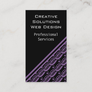 Visita Tarjeta de Negocios Efforless Charm, Violet