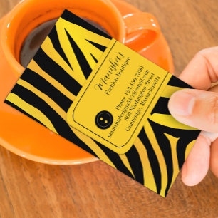 Visita Tarjeta de negocios Fashion Tiger Stripes