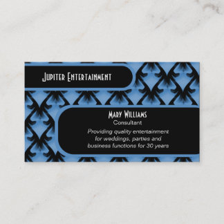 Visita Tarjeta de negocios Glam Metropolitan, Azul suave