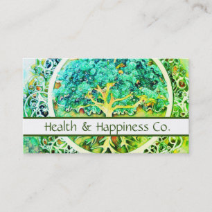 Visita Tarjeta de negocios Green Tree of Life