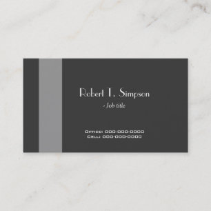 Visita Tarjeta de negocios Guay, elegante y negra