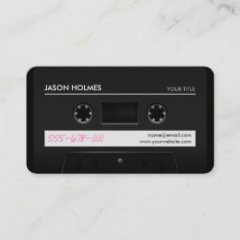 Visita Tarjeta de negocios Guay Retro de cinta Cassette M